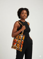 Bold. Beautiful. Ankara. Tote bag
